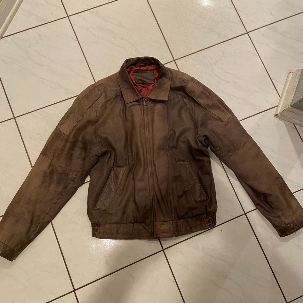 J.Riggins Brown Leather Jacket